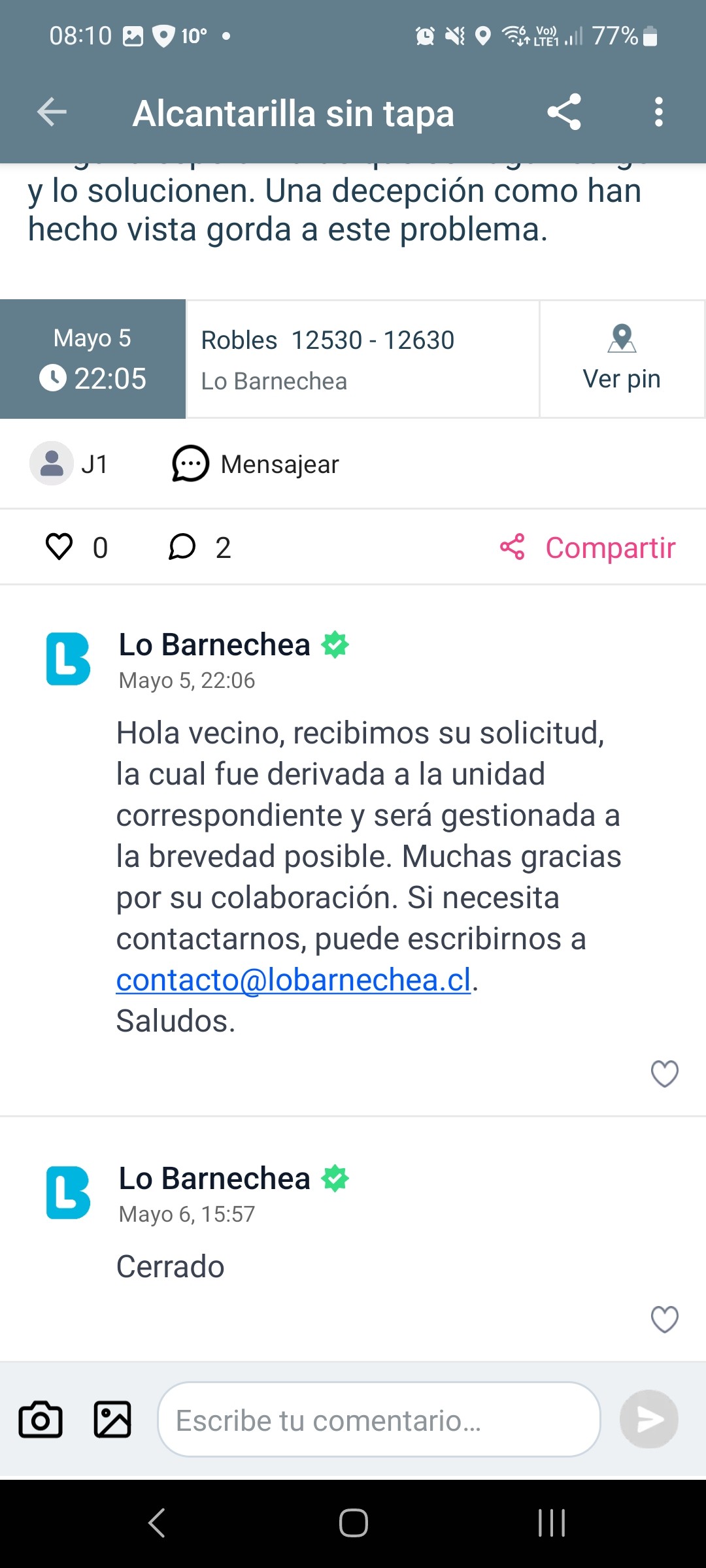 SOSAFE — 5–6 mayo 2026: caso CERRADO